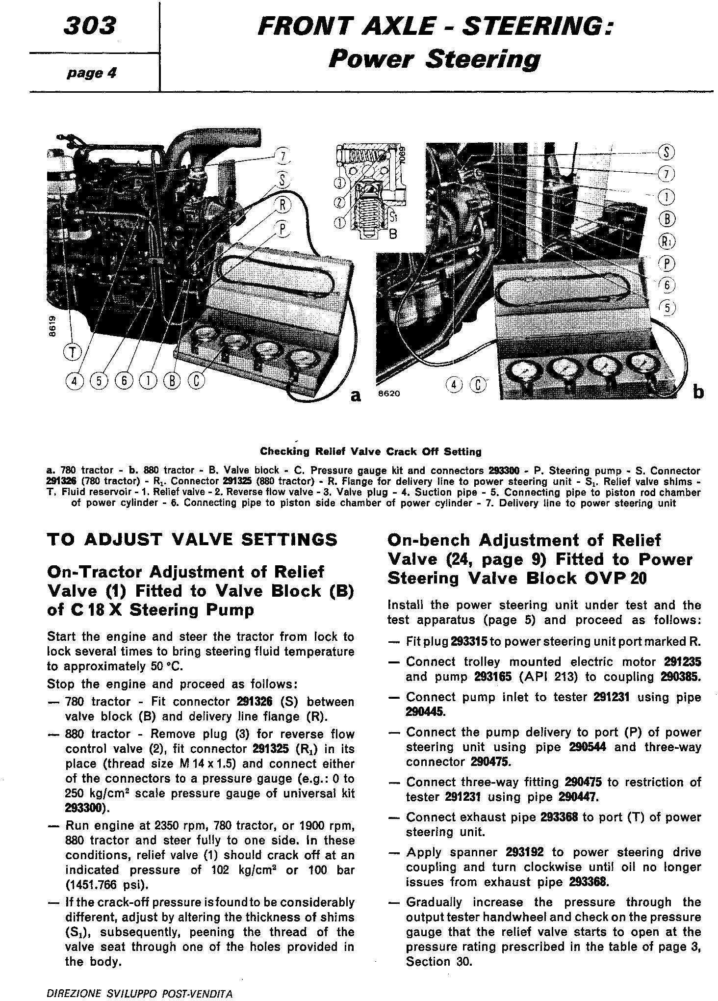Fiat 780, 780DT, 880, 880DT Tractor Workshop Service Manual (6035420100) - 2