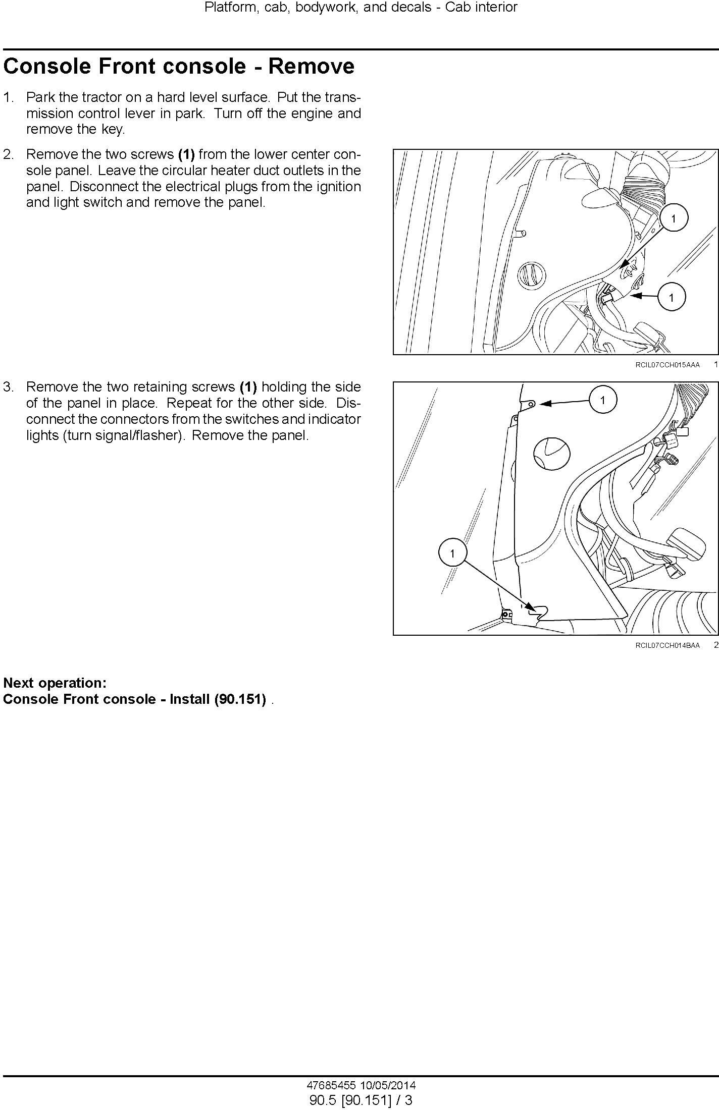 New Holland T8.320, T8.350, T8.380, T8.410, T8.435 Tractor w.CVT Transmission Service Manual (USA) - 2