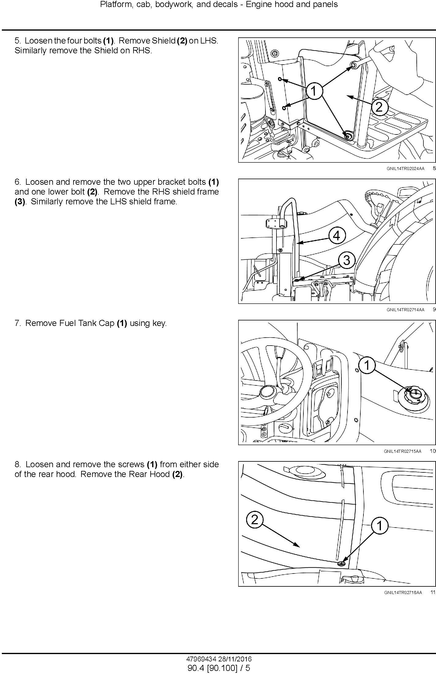 New Holland TT4.55, TT4.65, TT4.75 Tier 3 Tractor Service Manual - 2