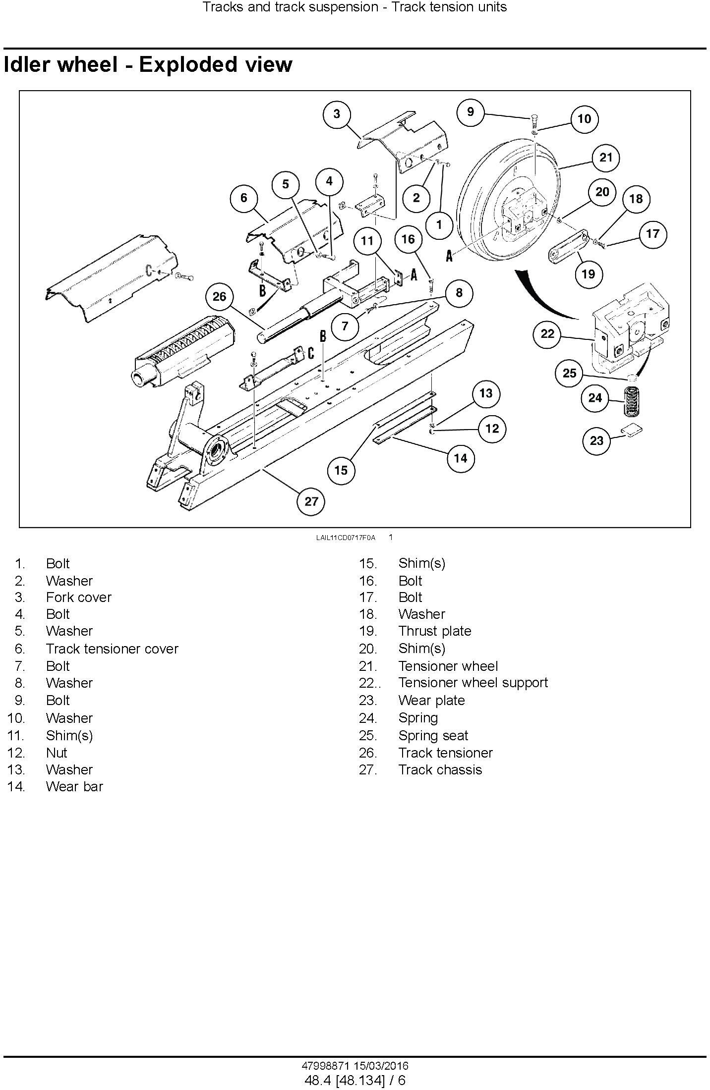 New Holland D140B Crawler dozer Service Manual - 2
