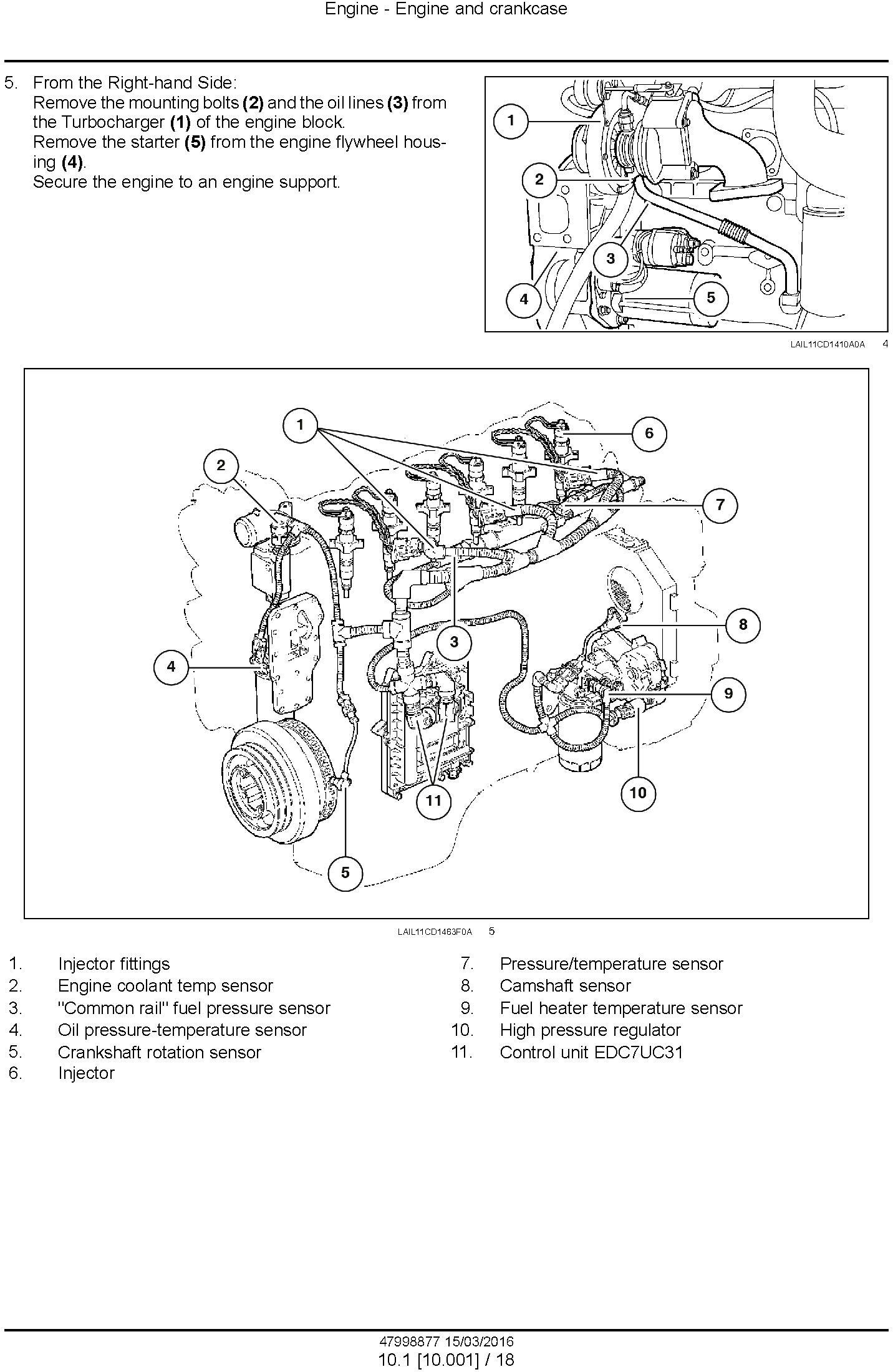New Holland , Case 1650L Crawler dozer Service Manual - 2