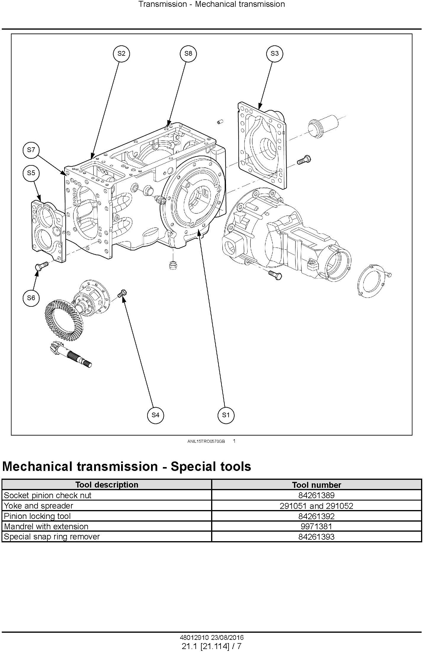 New Holland TD3.50 Tractor Service Manual (Europe) - 1
