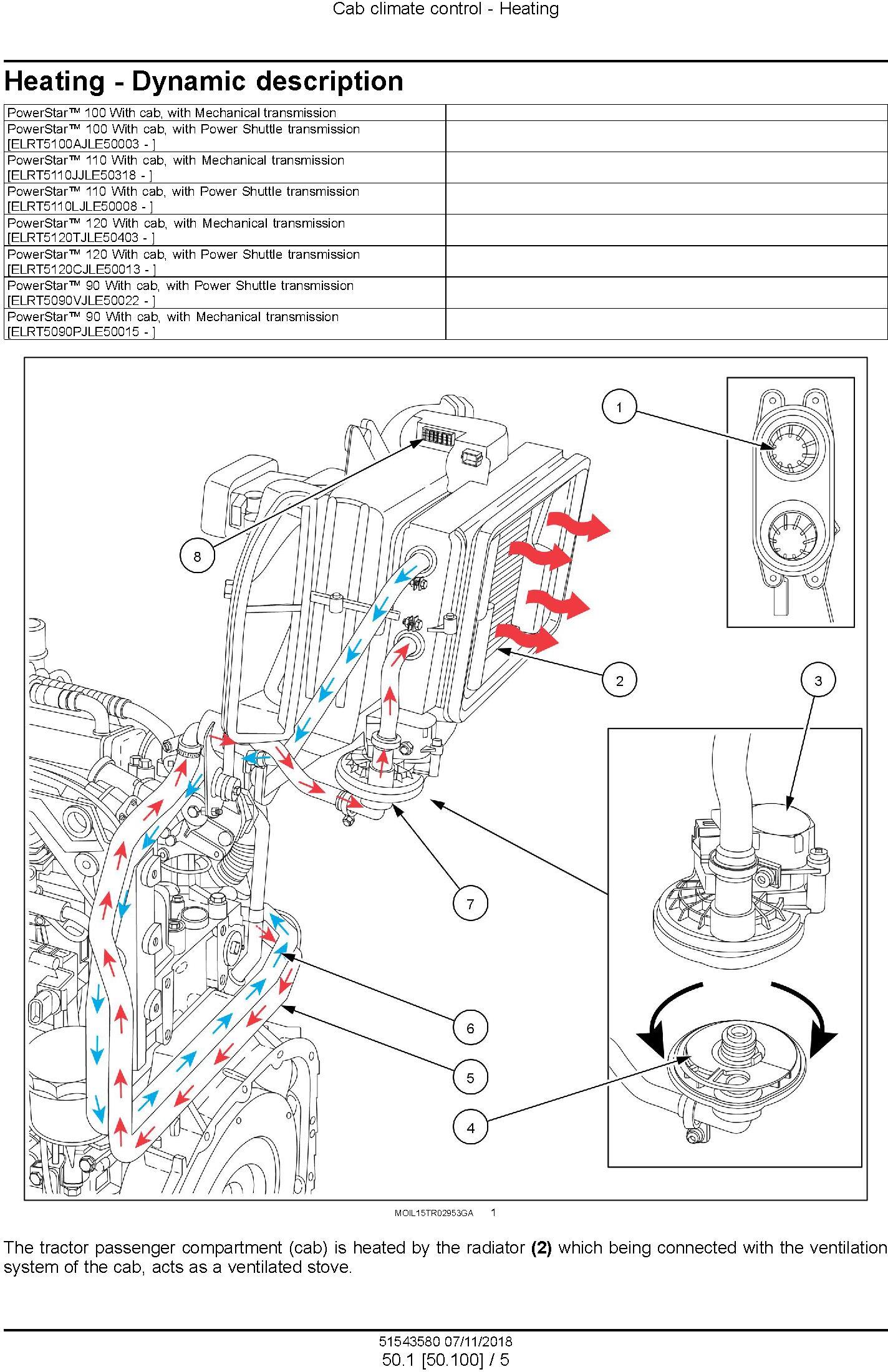 New Holland Powerstar 90 / 100 /110 / 120 Tier 4B final Tractor Service Manual (Nortrh America) - 3
