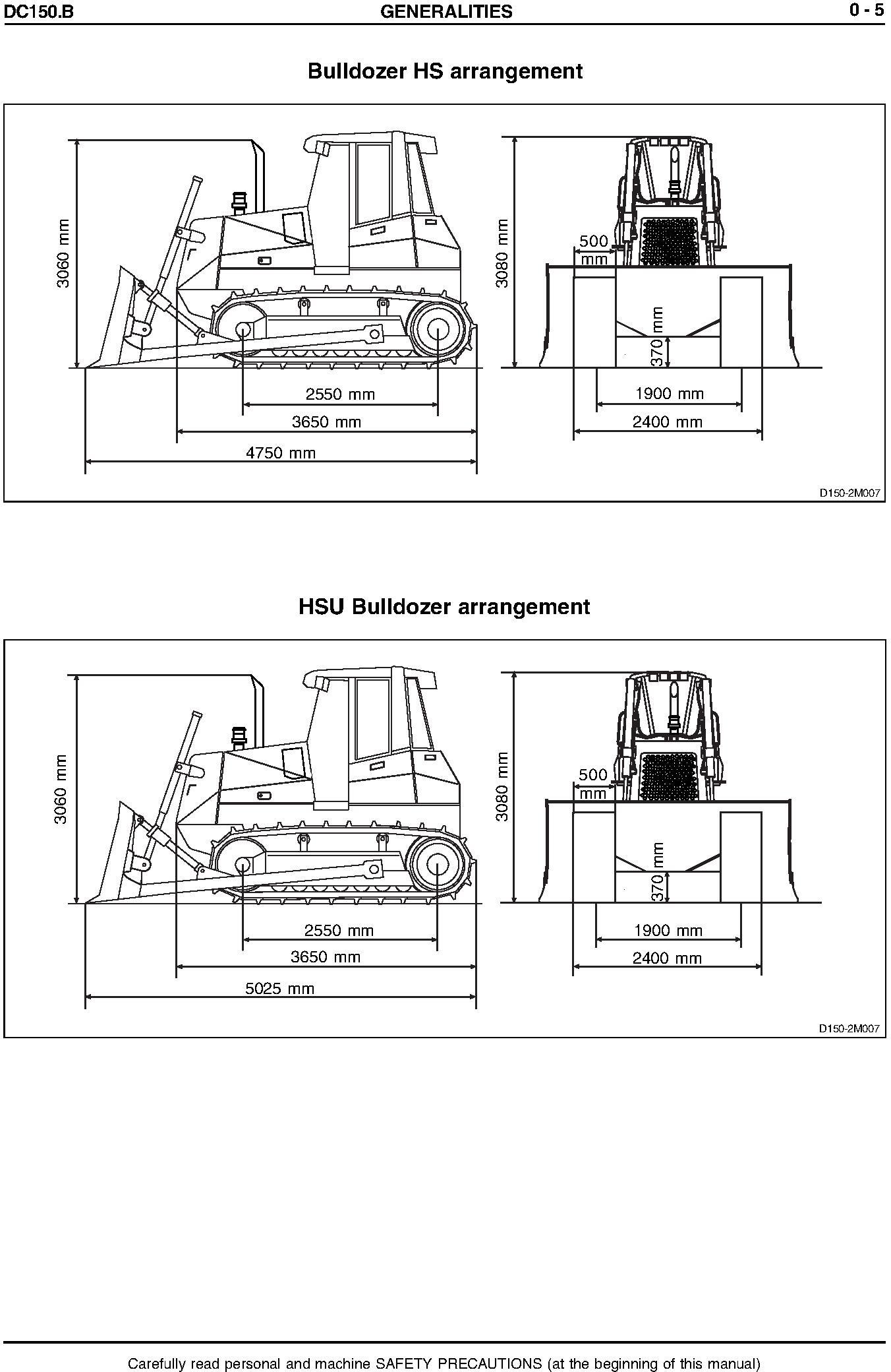 New Holland NH DC150.B Tier 2 Crawler Tractor Service Manual - 1