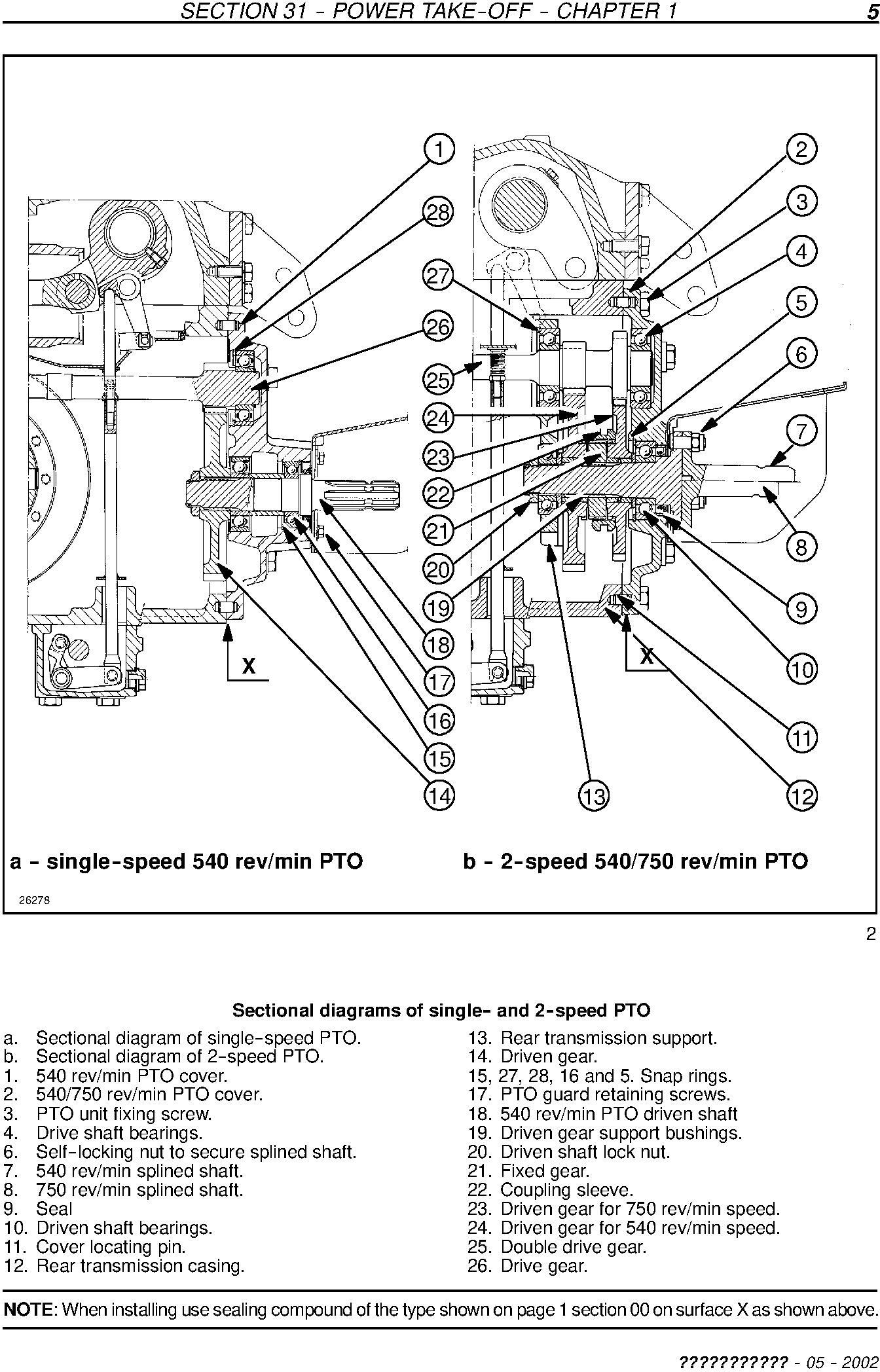 New Holland TD60, TD70, TD80, TD90, TD95 Straddle Mount Model Tractors Service Manual - 3