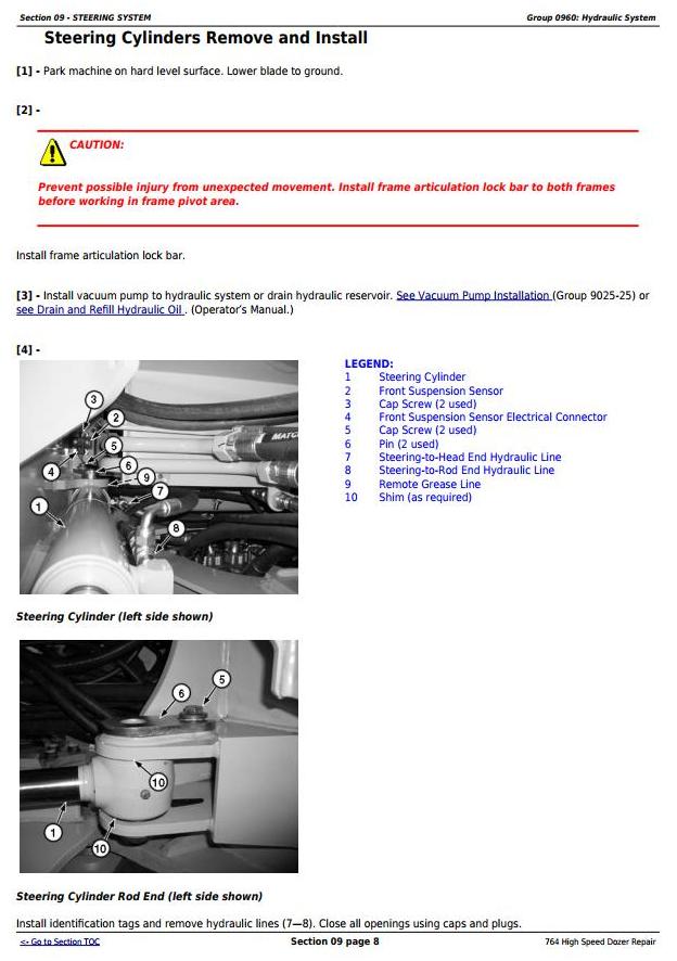 TM11193 - John Deere 764 High Speed Crawler Dozer Service Repair Technical Manual - 2