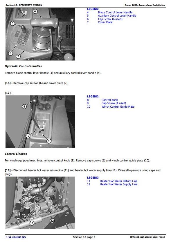TM12289 - John Deere 550K and 650K Crawler Dozer Service Repair Technical Manual - 2