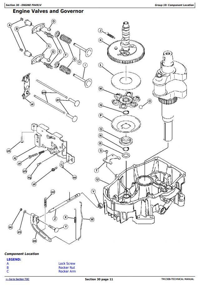 Tm2308 John Deere X300 X304 X310 X320 X324 X340 X360 Select