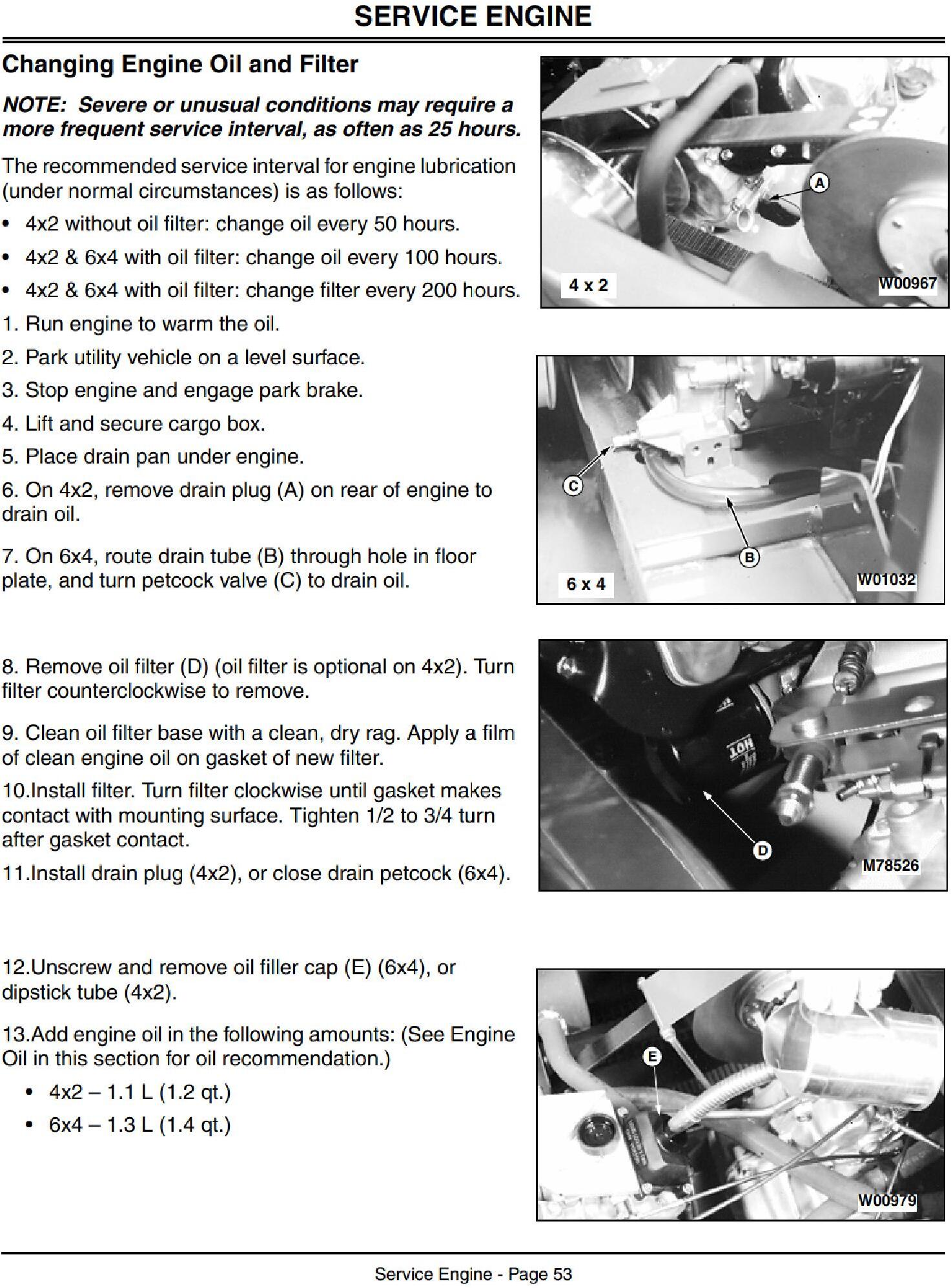 OMM136970 - John Deere 4x2, 6x4 Gator Trail Utility Vehicles Operators Manual - 2