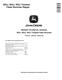 John Deere 853J, 903J and 953J Tracked Feller Bunchers Repair Manual (TM10271) 0