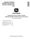 John Deere 853G, 903G, 953G, TimberJack 850, 900 and 950 Tracked Feller Bunchers Operation and Test Manual (TM10274) 0