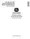 John Deere 100F, 76F and 85F Orchard Vineyard Tractors Technical Manual (TM103319) 0