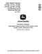 John Deere LA105, LA115, LA125, LA135, LA145, LA155, LA165 and LA175 Lawn Tractors Technical Manual (TM103419) 0