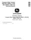 John Deere 4520 and 4720 Compact Utility Tractors with Cab (SN. from 650001) Technical Manual (TM105419) 0