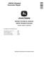 John Deere 220DW Wheeled Excavators Repair Manual (TM10545) 0