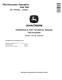 John Deere 75G (SN. from J015001) Crawler Excavators Operation and Test Manual (TM12873) 0