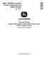 John Deere 4044M, 4044R, 4049M, 4049R, 4052M, 4052R, 4066M and 4066R Compact Utility Tractors (SN. from 010001) Technical Manual (TM131019) 0