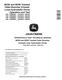 John Deere 803M and 853M (Closed Loop Hydrostatic Drive) Tracked Feller Bunchers Operation and Test Manual (TM13148X19) 0