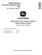 John Deere 190GW (SN. from E051001) Wheeled Excavators Operation and Test Manual (TM13247X19) 0
