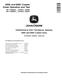John Deere 550K and 650K Crawler Dozers (SN: F275977-303907) Operation and Test Manual (TM13356X19) 0