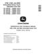 John Deere 370E, 410E and 460E Articulated Dump Trucks (SN: C668587-708124, D668587-708124) Operation and Test Manual (TM13380X19) 0