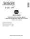 John Deere 316GR and 318G Skid Steer Loaders with EH Controls (SN. from J288093) Operation and Test Manual (TM13849X19) 0