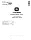 John Deere 3156G (SN. from F316001) Log Loaders Repair Manual (TM14030X19) 0