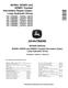 John Deere 803MH, 853MH and 859MH Harvesters (Open-Loop Hydraulic Drive) Repair Manual (TM14092X19) 0