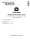 John Deere 544E, 624E, 644E 4WD Loaders, 544E LL Log Loaders and 544E TC Tool Cariers Operation and Test Manual (TM1413) 0