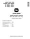 John Deere 450K, 550K and 650K Crawler Dozers (SN. from  F304771) Repair Manual (TM14163X19) 0