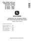 John Deere 870G, 870GP, 872G and 872GP Motor Graders (SN. from F680878, L700954) Operation and Test Manual (TM14246X19) 0