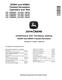 John Deere 953MH and 959MH Tracked Harvesters (SN: C/D317982-409162) Operation and Test Manual (TM14267X19) 0