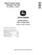John Deere 850J-II (SN. from C000001) Crawler Dozers Operation and Test Manual (TM14281X19) 0