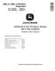 John Deere 848L-II and 948L-II Grapple Skidders (SN. from F690814) Operation and Test Manual (TM14335X19) 0