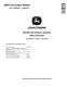 John Deere 200G (SN. from D020101) Crawler Excavators Repair Manual (TM14376X19) 0