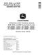 John Deere 903M, 953M and 959M Tracked Feller Bunchers Operation and Test Manual (TM14534X019) 0