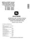 John Deere 803M and 853M (Closed Loop Hydrostatic Drive) Tracked Feller Bunchers Operation and Test Manual (TM14557X019) 0