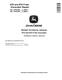 John Deere 670 P-Tier and 870 P-Tier Crawler Excavators (SN. from F_00001) Repair Manual (TM14605X019) 0