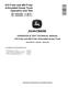 John Deere 410 P-Tier and 460 P-Tier Articulated Dump Trucks (SN. from F_06113) Operation and Test Manual (TM14670X019) 0