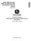 John Deere 460M, 460M Precutter, 560M and 560M Precutter Round Balers (North American Edition) Technical Manual (TM148119) 0