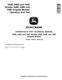 John Deere 540E, 640E, 740E Skidders, 548E, 648E and 748E Grapple Skidders Operation and Test Manual (TM1485) 0