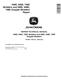 John Deere 540E, 640E, 740E Skidders, 548E, 648E and 748E Grapple Skidders Repair Manual (TM1486) 0