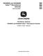John Deere RSX860E and RSX860M Gator Recreational Vehicles (SN. from 010001) Technical Manual (TM149819) 0