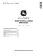 John Deere 490E Crawler Excavators Repair Manual (TM1505) 0