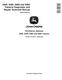 John Deere 5200, 5300, 5400 and 5500 Tractors (North American Edition) Diagnostic and Repair Technical Manual (TM1520) 0