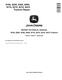 John Deere 8100, 8110, 8200, 8210, 8300, 8310, 8400 and 8410 Tractors Repair Manual (TM1575) 0