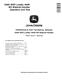 John Deere 644H 4WD Loaders and 644H MH Material Handlers Operation and Test Manual (TM1637) 0