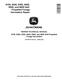 John Deere 8100, 8200, 8300, 8400, 8500 and 8600 Forage Harvesters Repair Manual (TM170919) 0