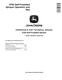 John Deere 6700 Self-Propelled Sprayers Operation and Test Manual (TM1834) 0