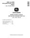 John Deere 250D and 300D Articulated Dump Trucks (BELL SN: 200366-200536) Repair Manual (TM1951) 0